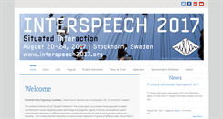 Desktop Screenshot of interspeech2017.org