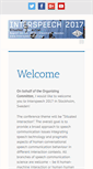 Mobile Screenshot of interspeech2017.org